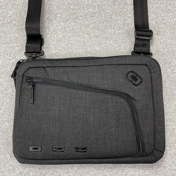 Ogio Newt 13" Slim Sleeve Messenger Bag - Static - Kindle Tablet iPAd - Picture 9 of 16